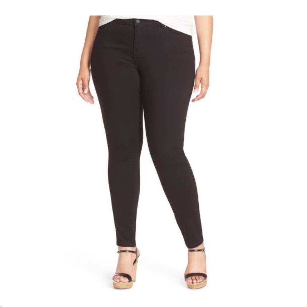 Caslon Black Skinny Jeans Comfortable Stretchy Modern Casual Work Plus Size 22W